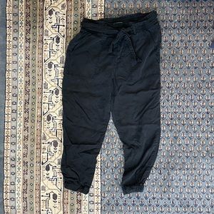 Abercrombie and Fitch Black dress joggers